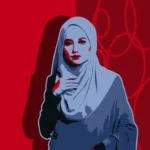 Portrait of a Muslim girl