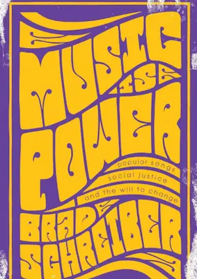 Couverture de 'Music and Power: Popular Songs for Social Justice' – une analyse de la manière dont la musique populaire a été utilisée comme un outil pour les mouvements de justice sociale, explorant son rôle dans la transformation culturelle et politique.