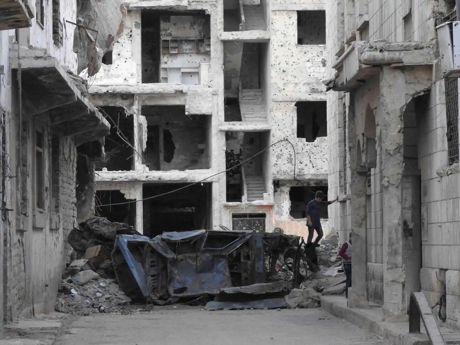 La guerre en Syrie a causé une destruction massive de foyers