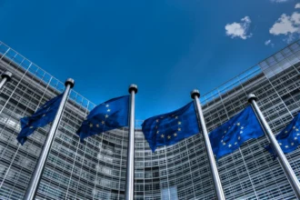 Berlaymont building, headquarters of the European Commission in Brussels, representing the EU's leadership in digitalisation and regulatory initiatives.