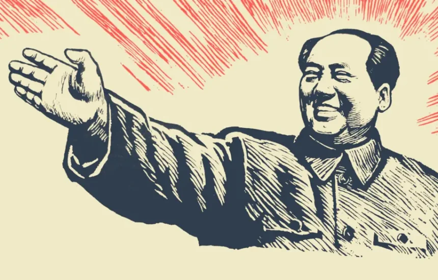 The image of Mao Zedong, a towering figure in China's political history, continues to evoke debates about the country's trajectory in foreign policy.