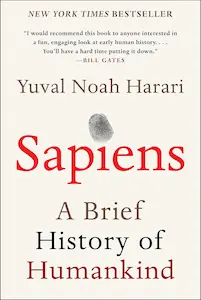 Cover of the Book Sapiens-A Brief History of Humankind-by Yuval Noah Harari