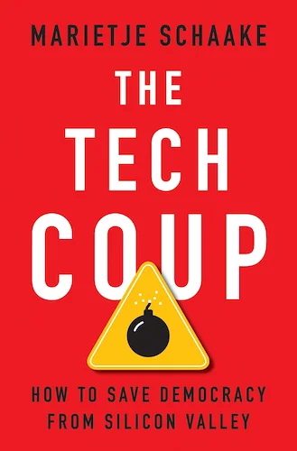  Normative cover of teh book The Tech Coup. How to Save Democracy from Silicon Valley