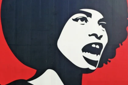 Abolition : Artwork by Shepard Fairey. A powerful visual of Black resistance and radical truth-telling, challenging the structures of obedience through unapologetic presence and voice.