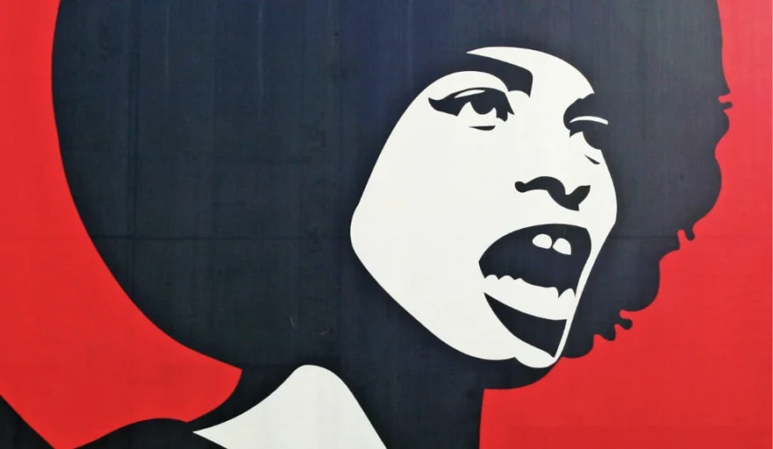 Abolition : Artwork by Shepard Fairey. A powerful visual of Black resistance and radical truth-telling, challenging the structures of obedience through unapologetic presence and voice.