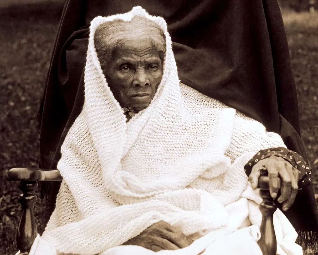 Harriet Tubman in her later years, a central figure in the fight for abolition and a symbol of enduring Black resistance.