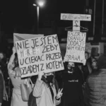 Illiberalism: Protest against Poland’s Law and Justice Party during the 2020 abortion ruling protests. Demonstrators challenge illiberal restrictions on women’s rights. Photo by Jakub Chlebda