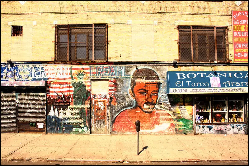 A mural in the Bronx honors Amadou Diallo, whose killing by police in 1999 became a symbol of racial injustice and shattered dreams in America.