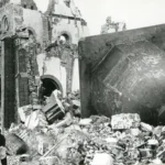 Ruinas de la catedral de Urakami en Nagasaki, donde la bomba atómica detonó el 9 de agosto de 1945, destruyendo el corazón de la mayor comunidad cristiana de Japón.
