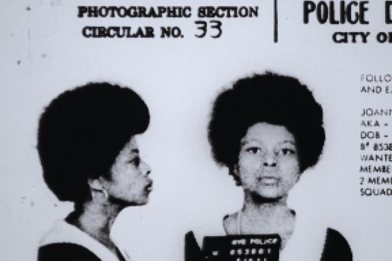 Assata Shakur police mugshot, issued in the 1970s by U.S.