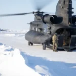 In the context of Greenland U.S. conflict, Arctic-capable forces participate in cold-weather training exercises focused on mobility and logistics. Photo by The National Guard (CC BY).