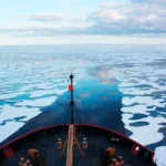 Tri-axis pressures converge at the Arctic frontier, where emerging power alignments meet critical maritime routes (public domain).