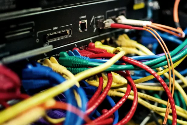 AI Backlash: Behind the promise of AI is a tangle of cables, servers and power lines, and a growing public demand to decide how they are built. Photo: Bob Mical (CC BY 3.0 US)